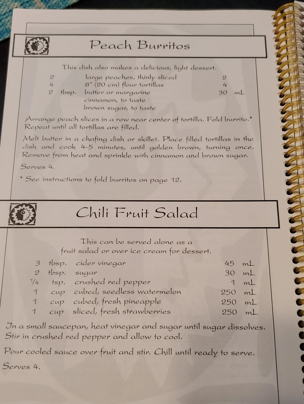 Vintage The Fire‎ N Ice Cookbook